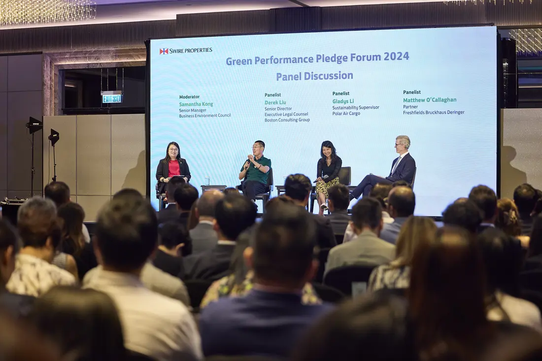 Swire Properties Green Performance Pledge Forum 2024